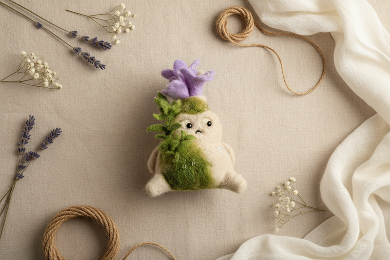 Wool sculptures