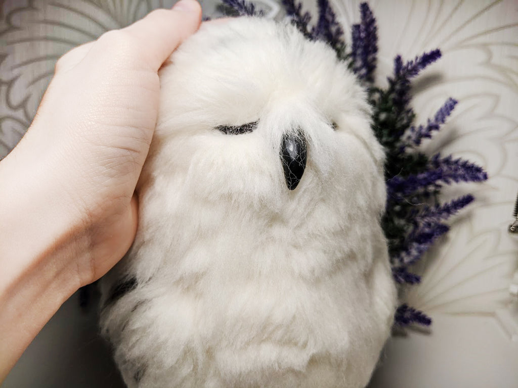 Snow Owl Sculpture