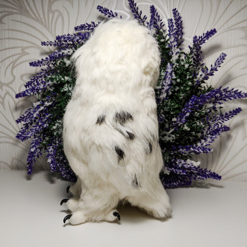 Snow Owl Sculpture