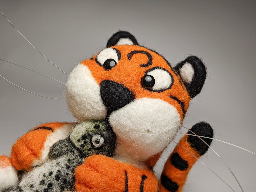 Tiger Sculpture - Symbol of Prosperity and Good Fortune