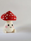 Cute Amanita Character Sculpture
