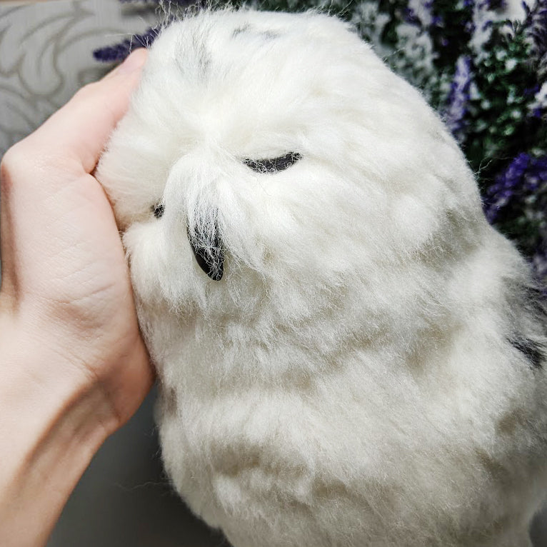 Snow Owl Sculpture
