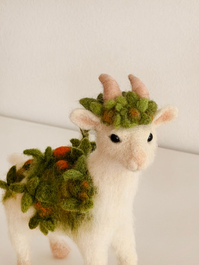 Goat sculpture "Abundant Year"