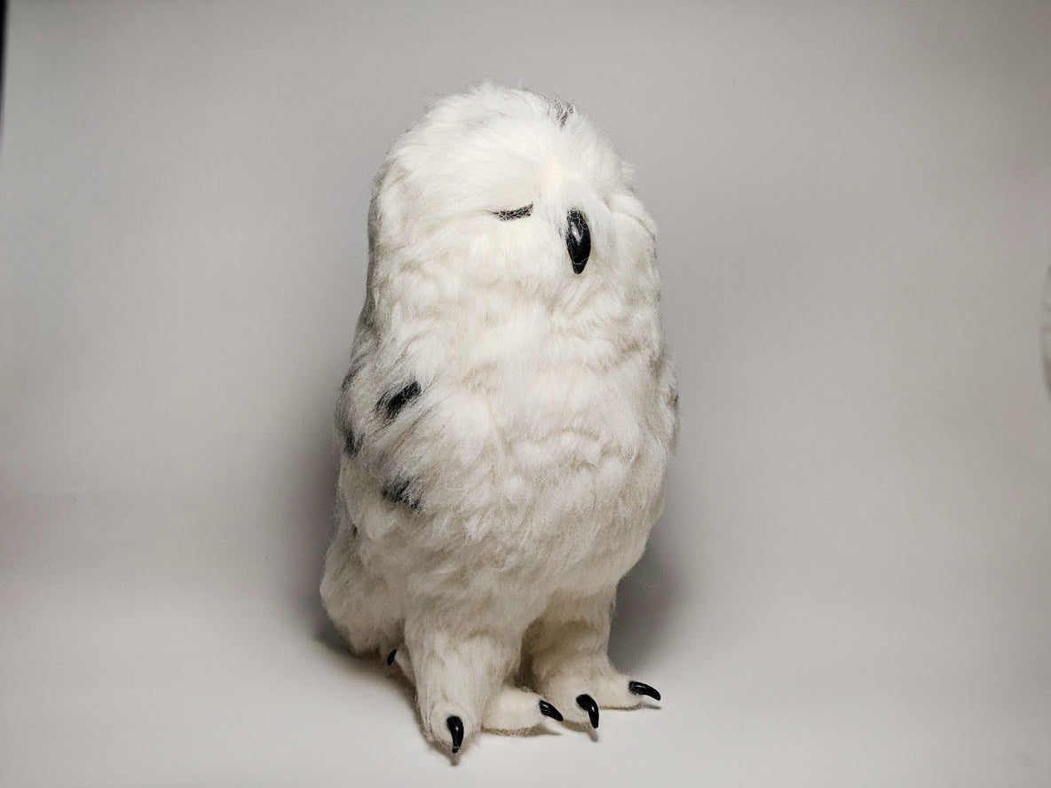 Snow Owl Sculpture