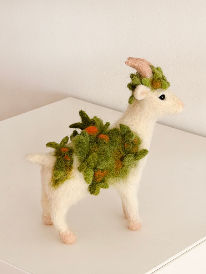 Goat sculpture "Abundant Year"