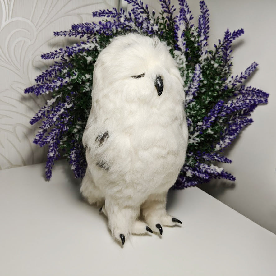 Snow Owl Sculpture
