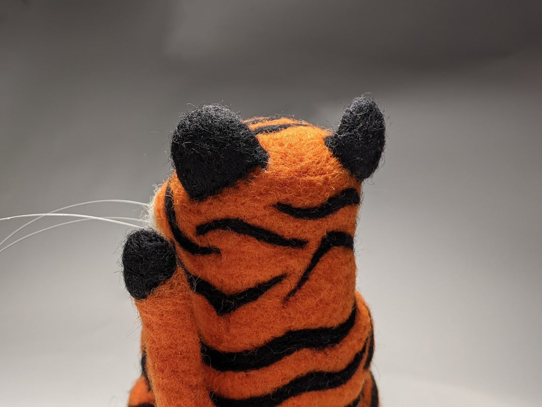 Tiger Sculpture - Symbol of Prosperity and Good Fortune