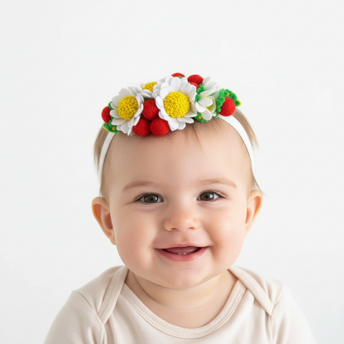 Daisy & berry Baby Headband