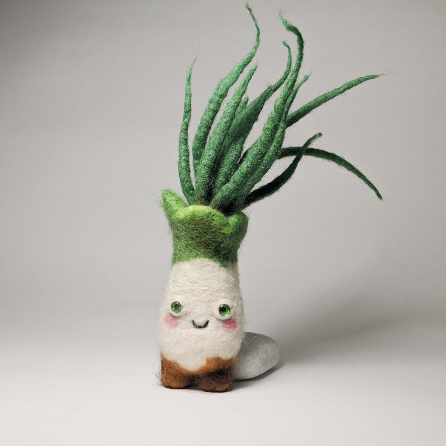 Green Onion Sculpture