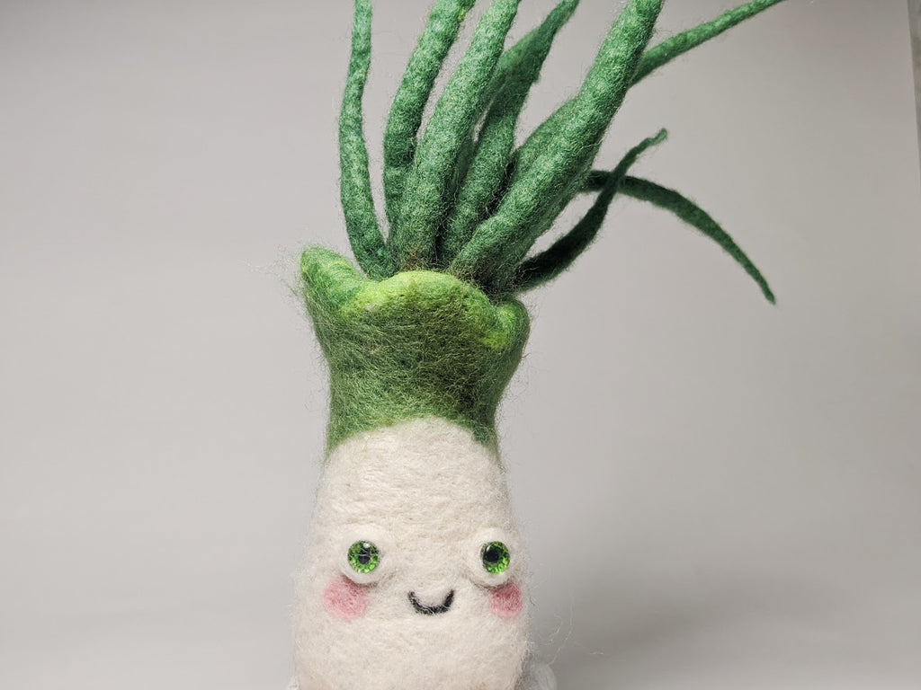 Green Onion Sculpture
