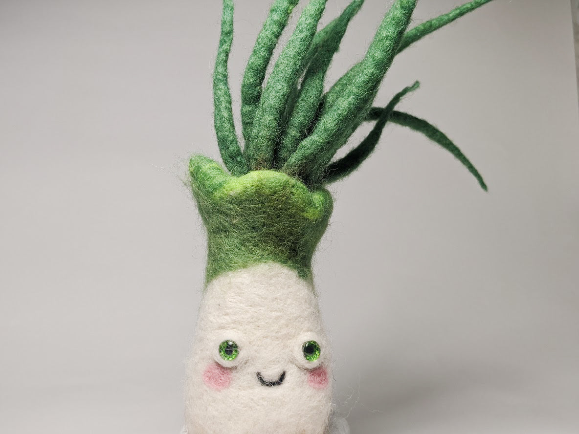 Green Onion Sculpture