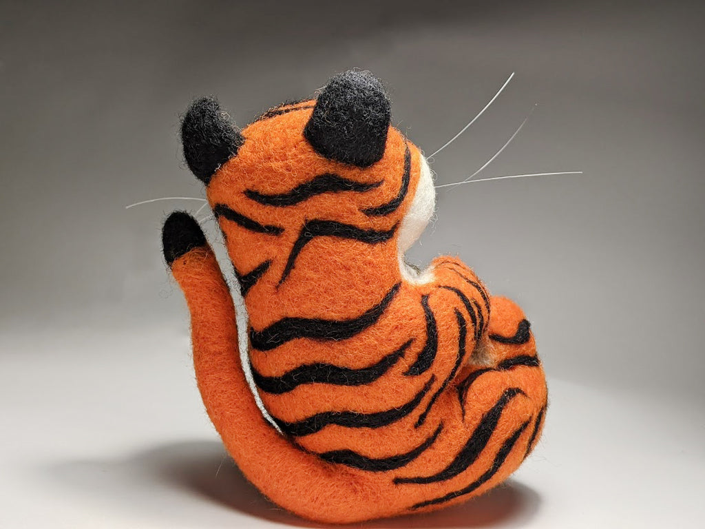 Tiger Sculpture - Symbol of Prosperity and Good Fortune
