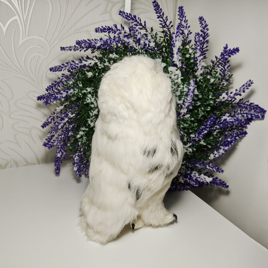 Snow Owl Sculpture