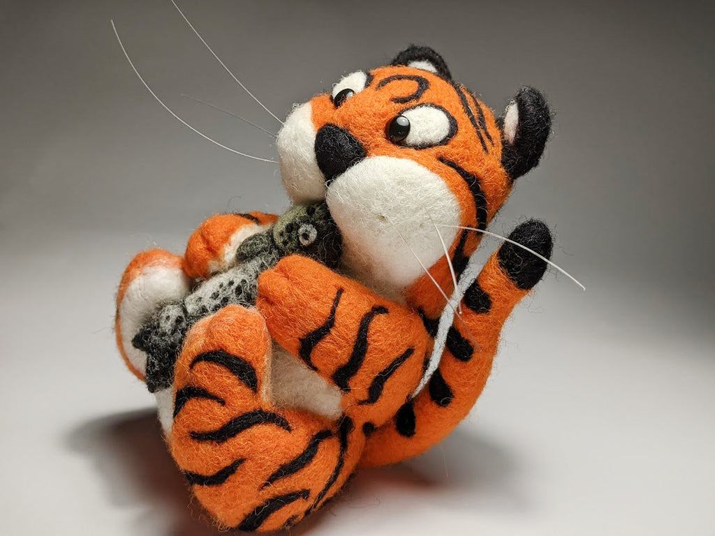 Tiger Sculpture - Symbol of Prosperity and Good Fortune