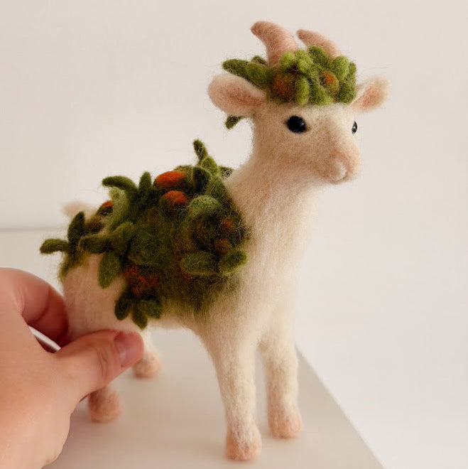 Goat sculpture "Abundant Year"