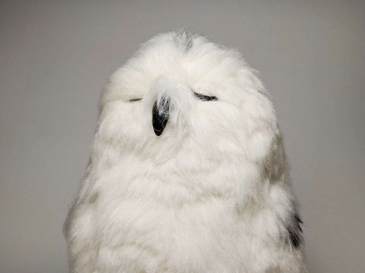 Snow Owl Sculpture
