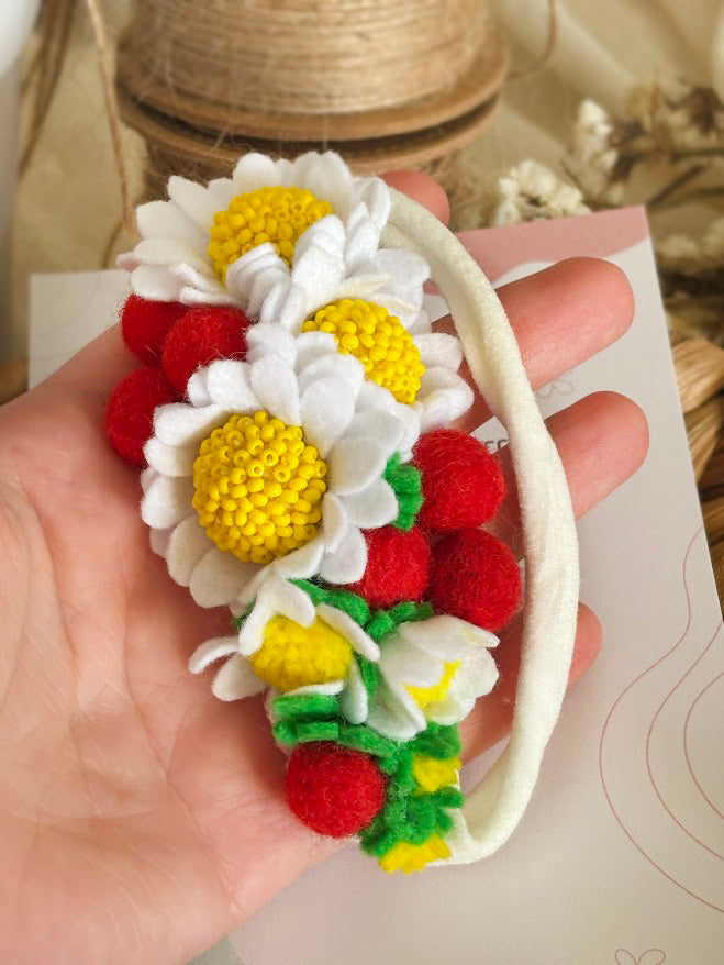 Daisy & berry Baby Headband