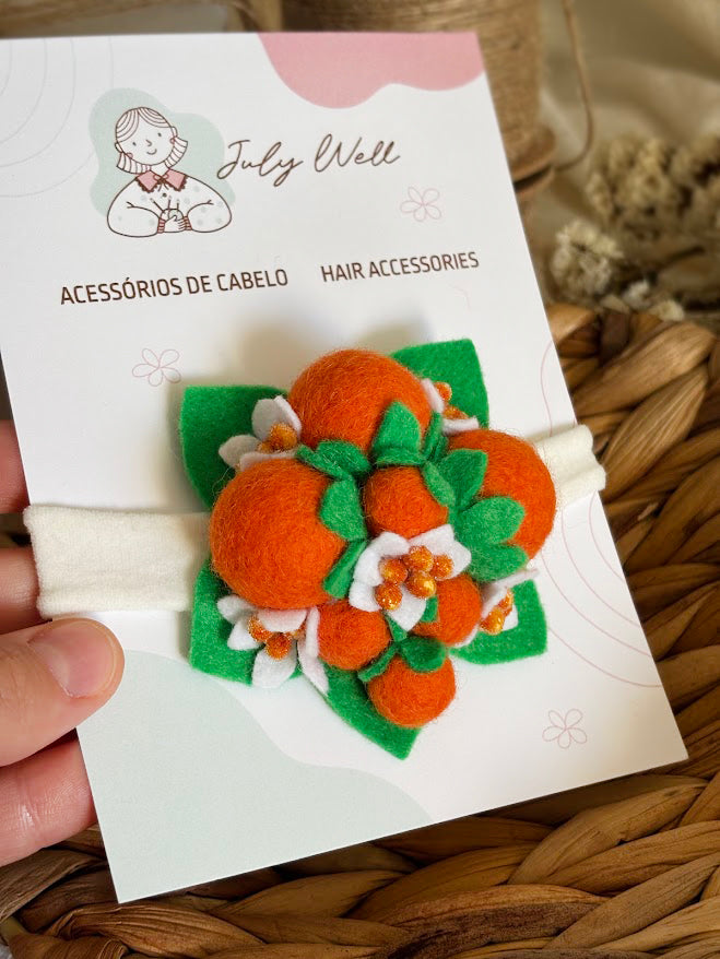 Orange Blossom Baby Headband