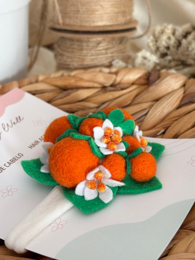 Orange Blossom Baby Headband