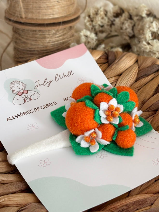 Orange Blossom Baby Headband
