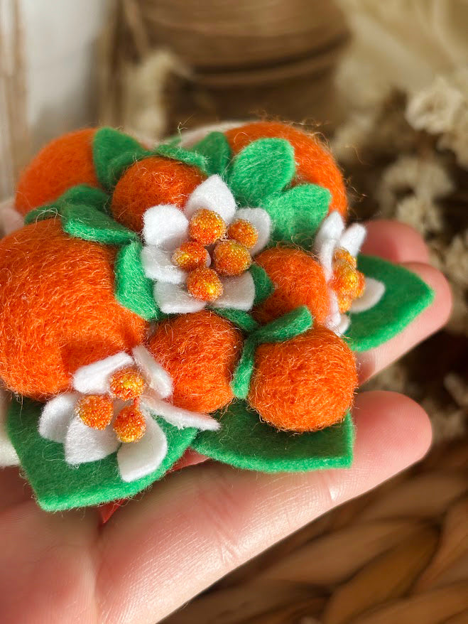 Orange Blossom Baby Headband