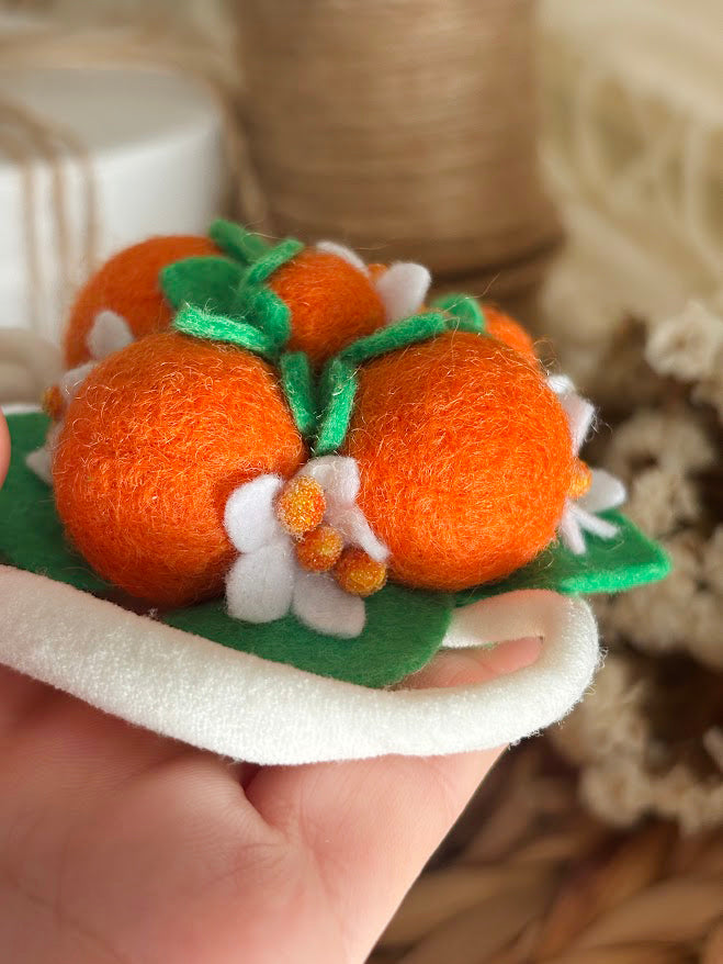 Orange Blossom Baby Headband