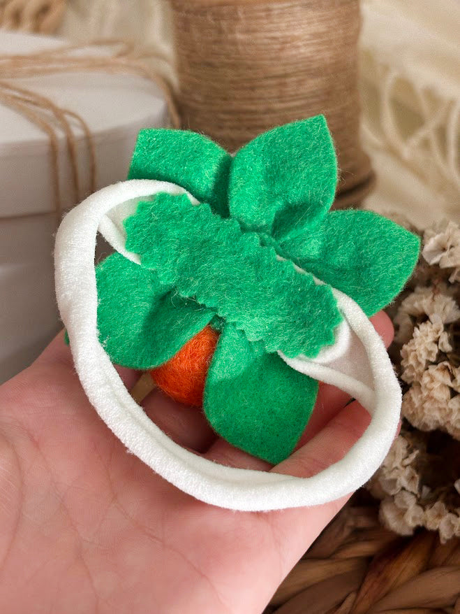 Orange Blossom Baby Headband