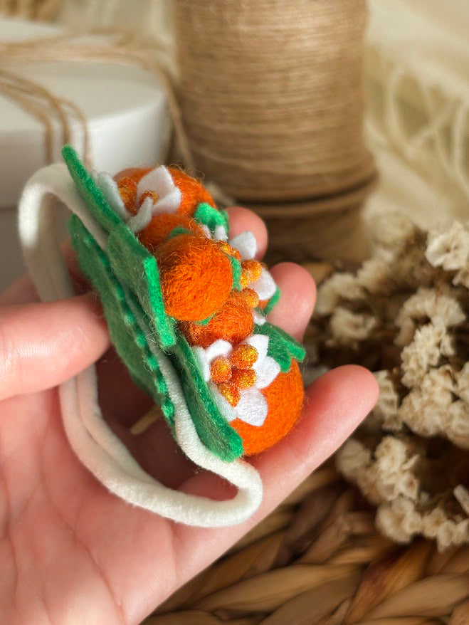 Orange Blossom Baby Headband