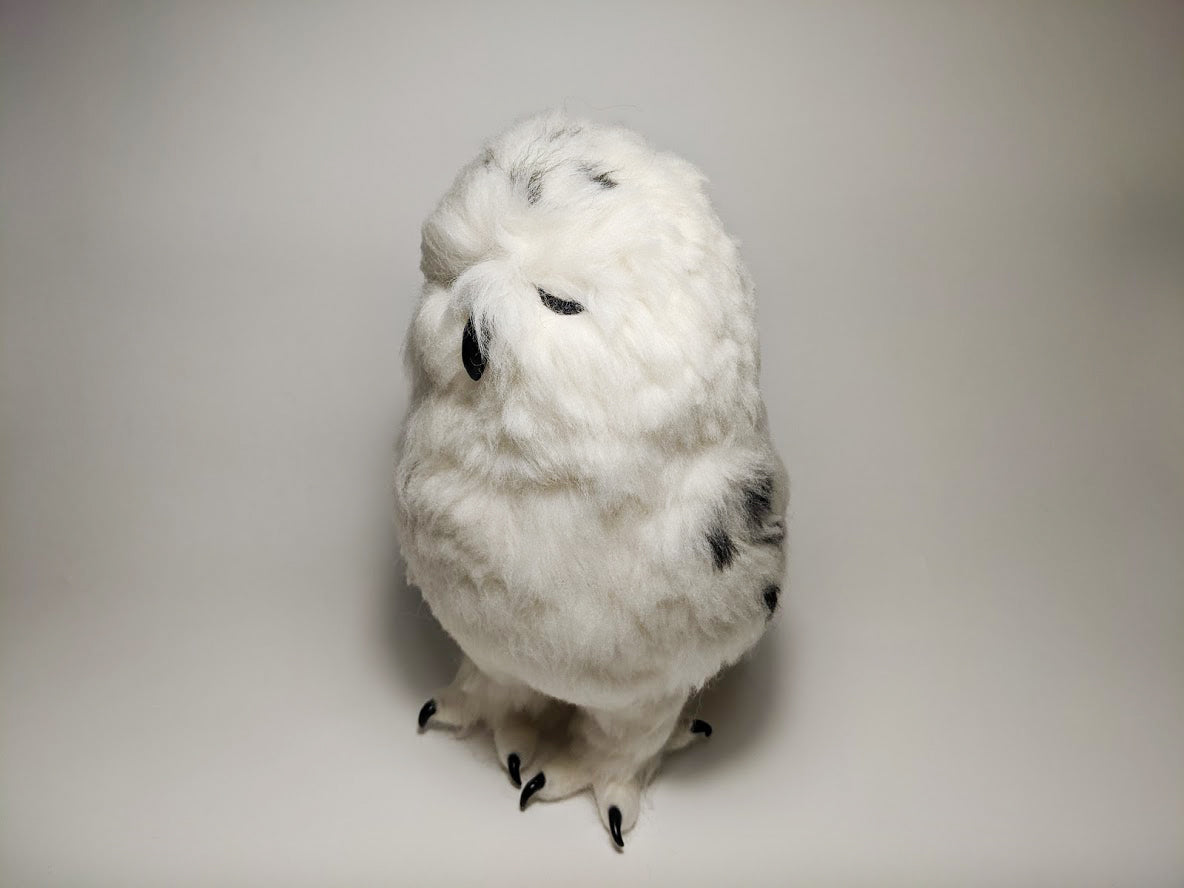 Snow Owl Sculpture