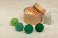 Forest Depth - Cat Toy Set with 4 Wool Balls and Catnip