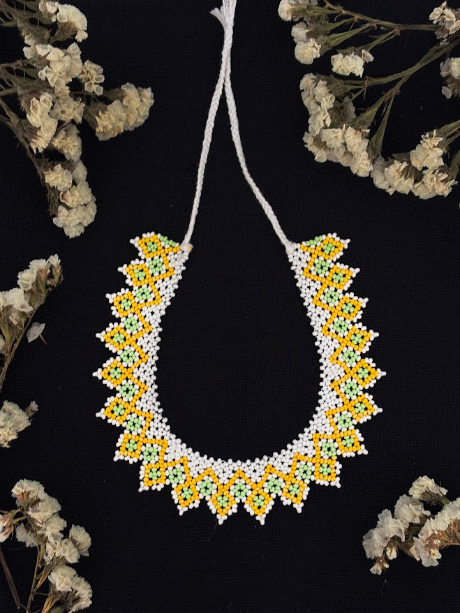 Handmade Beaded Necklace "Summer Breeze"
