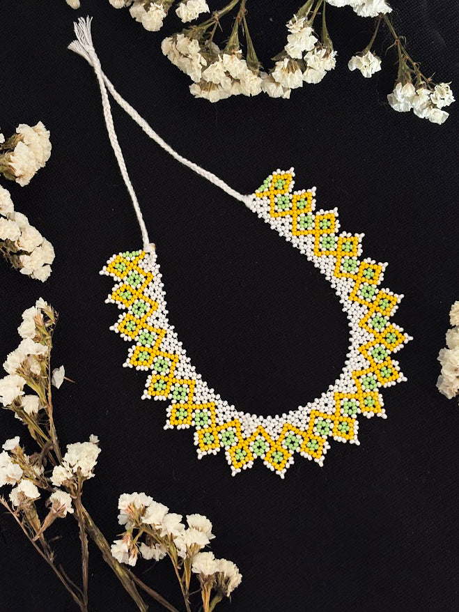 Handmade Beaded Necklace "Summer Breeze"