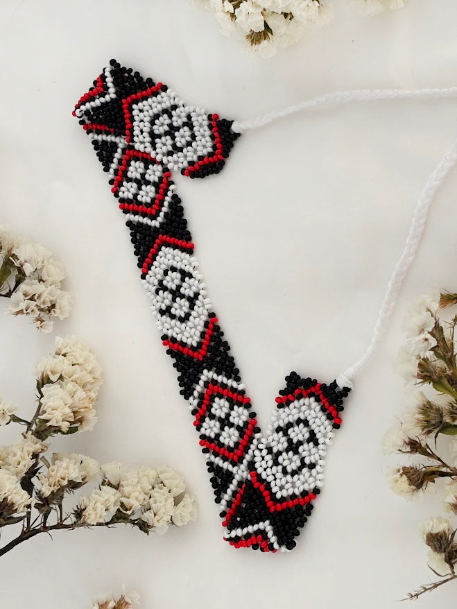 Handmade Beaded Necklace "Lesya Ukrainka"