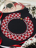 Handmade Beaded Necklace "Ukrainian Geometry"