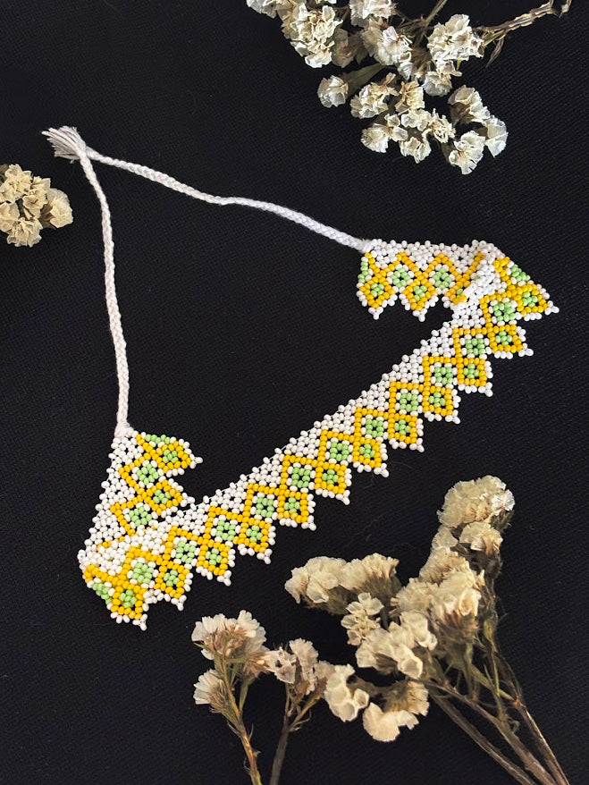 Handmade Beaded Necklace "Summer Breeze"