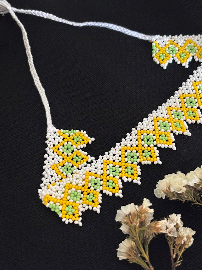 Handmade Beaded Necklace "Summer Breeze"