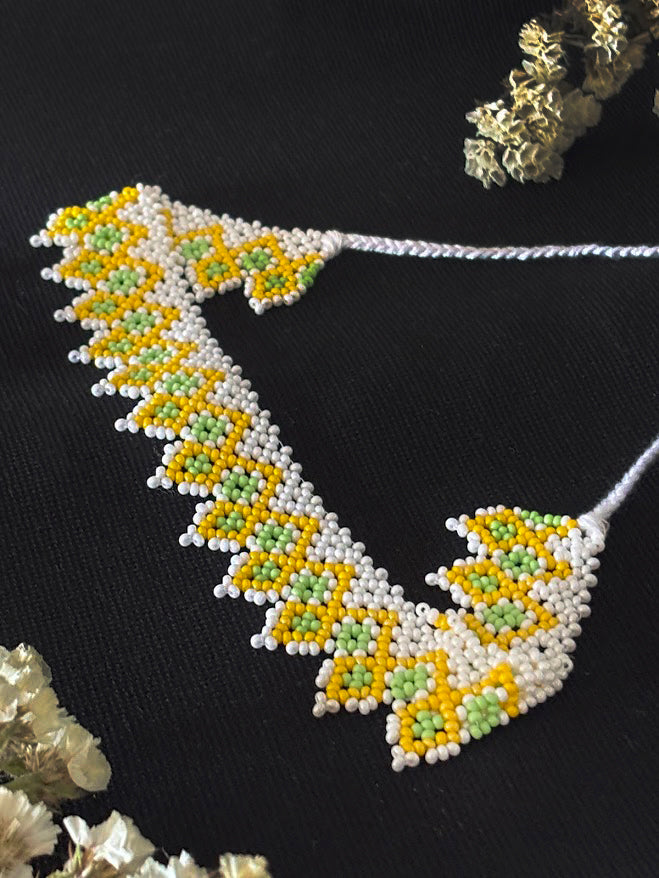 Handmade Beaded Necklace "Summer Breeze"