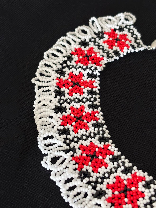 Handmade Beaded Necklace "Stars"