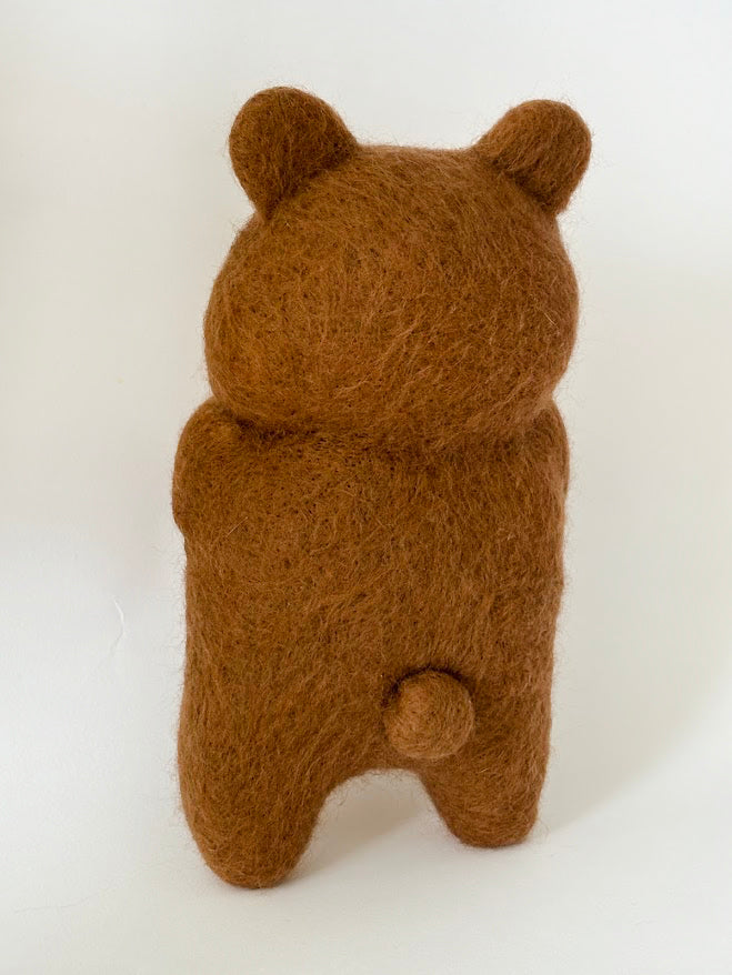 Bear with Bubble Tea Sculpture